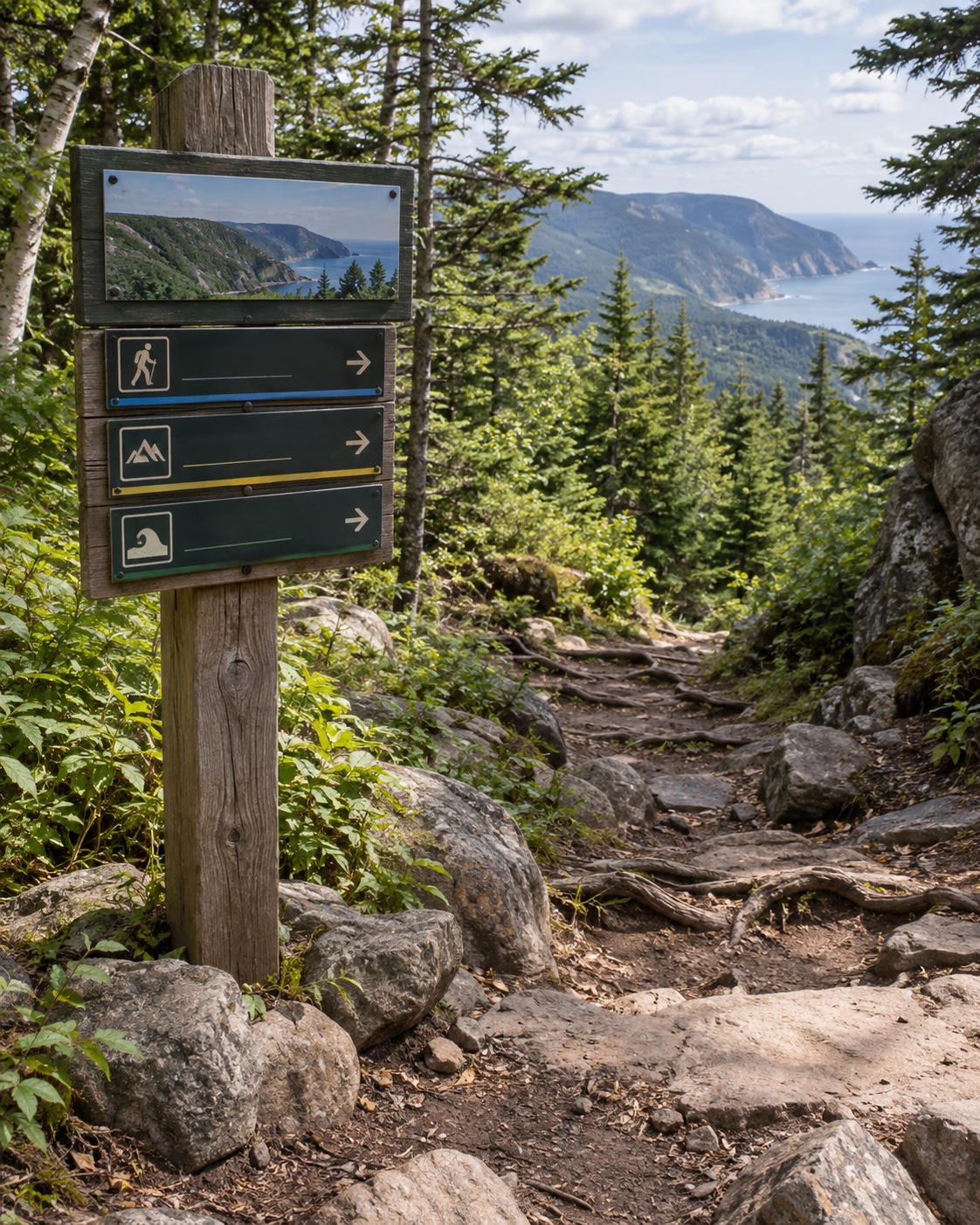 current road-condition signage